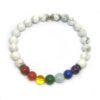 Bracelet 7 Chakras et Howlite