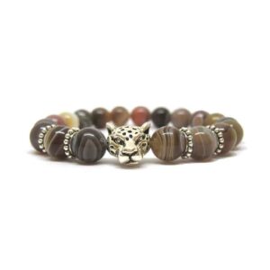 Bracelet Agate du Botswana naturelle