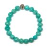 Bracelet Amazonite naturelle du Mozambique