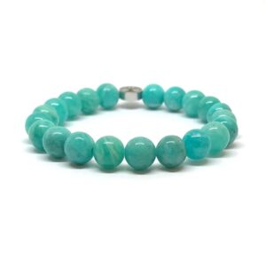 Bracelet Amazonite naturelle du Mozambique