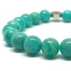 Bracelet Amazonite naturelle du Mozambique
