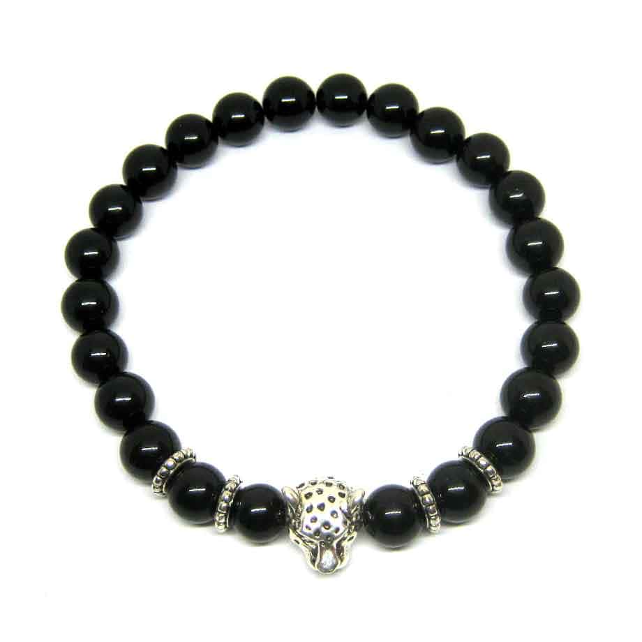 Bracelet Black Panther en Tourmaline noire