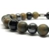 Bracelet Bois de Santal, Tourmaline, Hématite