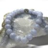 Bracelet Calcédoine bleue (Agate dentelle bleue)