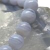 Bracelet Calcédoine bleue (Agate dentelle bleue)