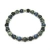 Bracelet Cyanite, Quartz Oeil de Chat et Oeil de Faucon