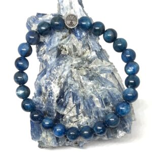 Bracelet Cyanite bleue du Brésil pour la fête des Pères