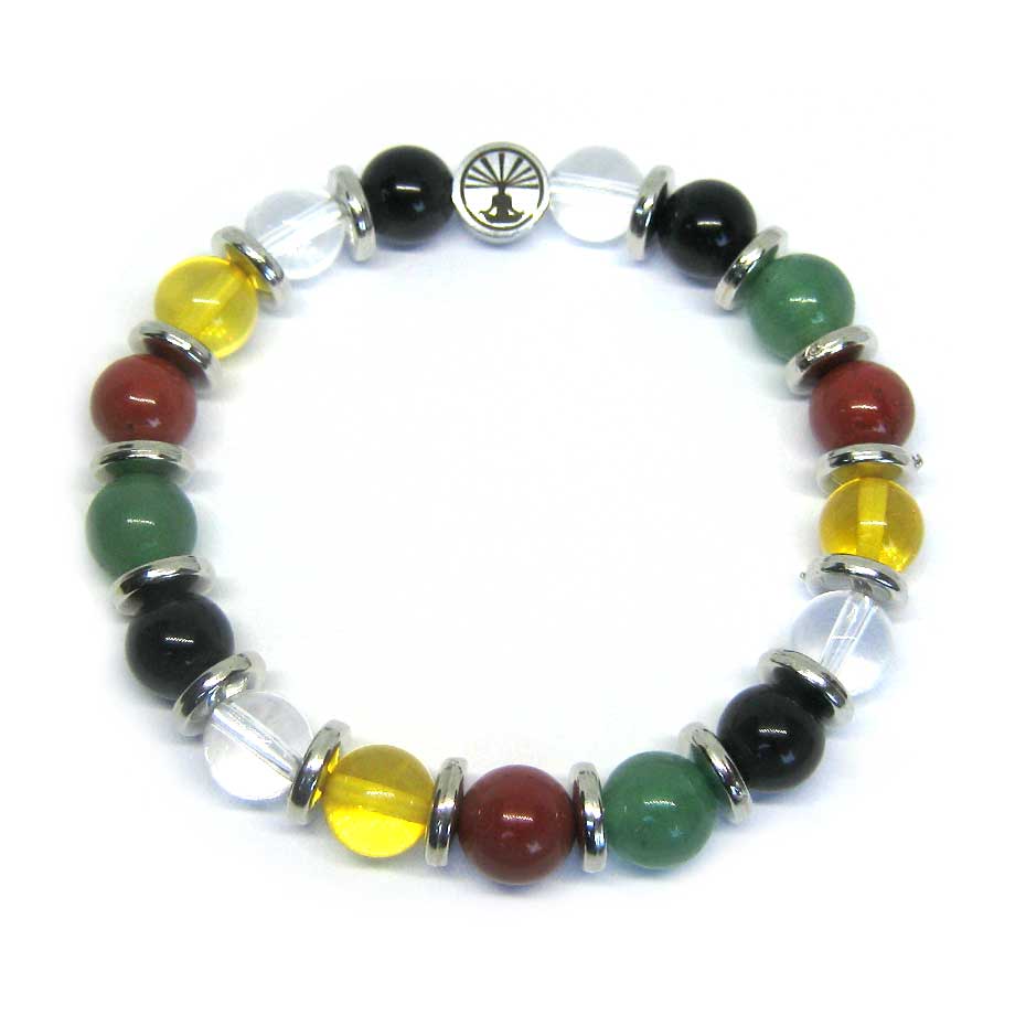 Bracelet Feng Shui les 5 éléments en pierres naturellesristal-de-Roche-Obsidienne-17cm-8mm-vue Bracelet Feng Shui les 5 éléments en pierres naturellesristal-de-Roche-Obsidienne-17cm-8mm-vue