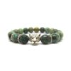 Bracelet Green Panther en Turquoise d'Afrique