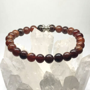 Bracelet Grenat Spessartite du Brésil pour la fête des Pères