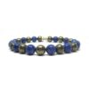 Bracelet Lapis-lazuli et Pyrite