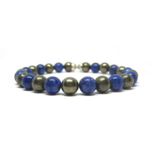 Bracelet Lapis-lazuli et Pyrite