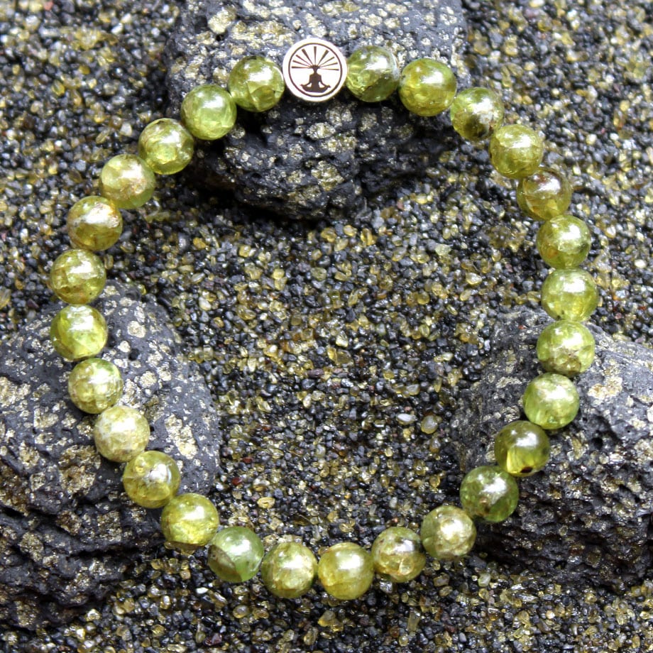 Bracelet Pierre de naissance du mois d'août en Péridot