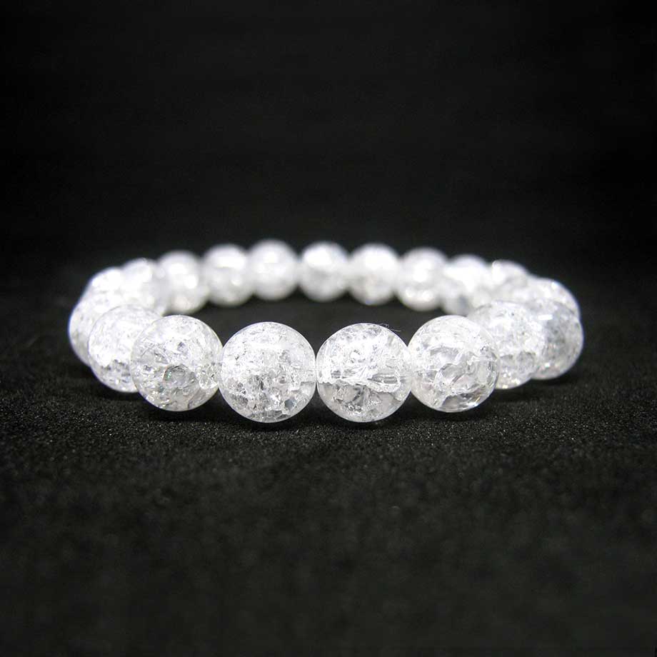 Bracelet Pierre de naissance du mois de Avril en Cristal de Roche