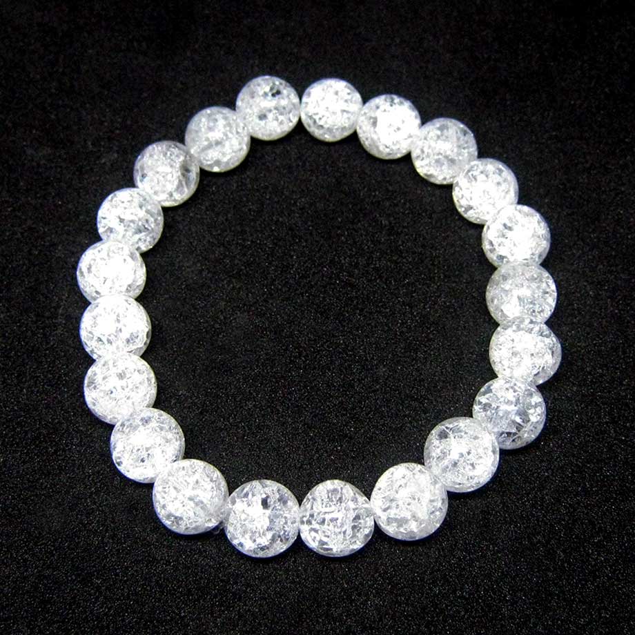 Bracelet Pierre de naissance du mois de Avril en Cristal de Roche