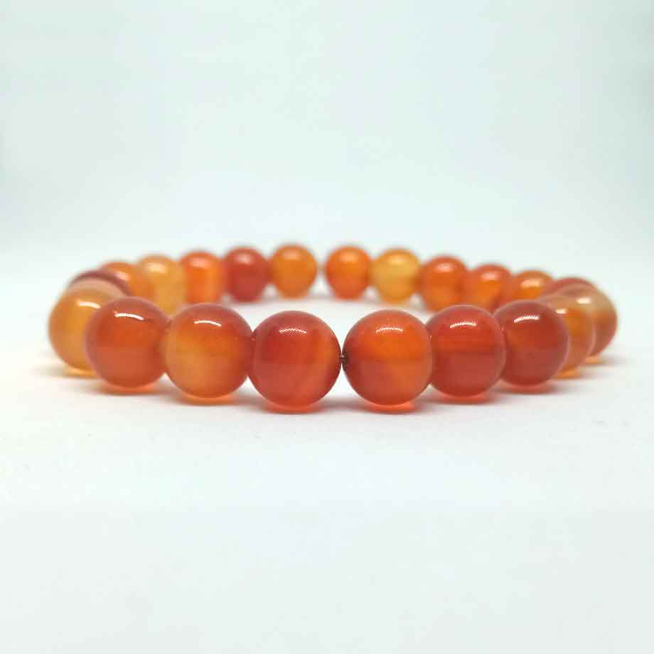 Bracelet Pierre de naissance du mois de Juillet en Cornaline