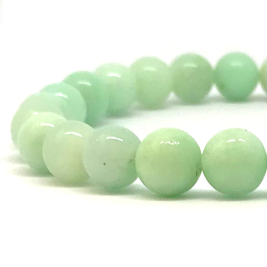 Bracelet Pierre de naissance du mois de Mai en Chrysoprase Bracelet Pierre de naissance du mois de Mai en Chrysoprase