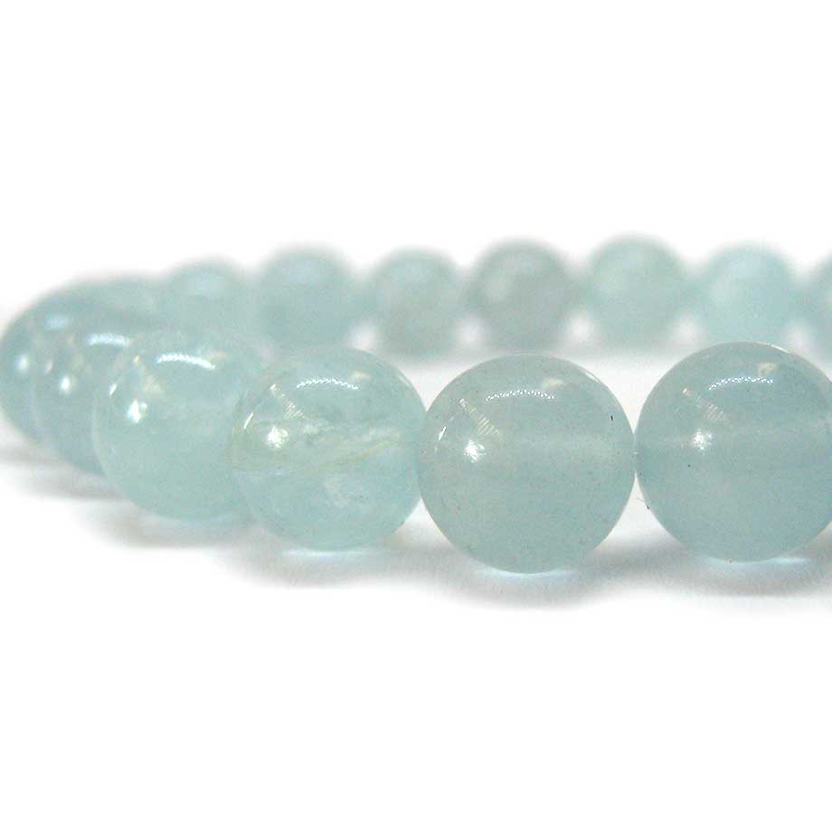Bracelet Gemme de naissance du mois de Mars en Aigue-marine