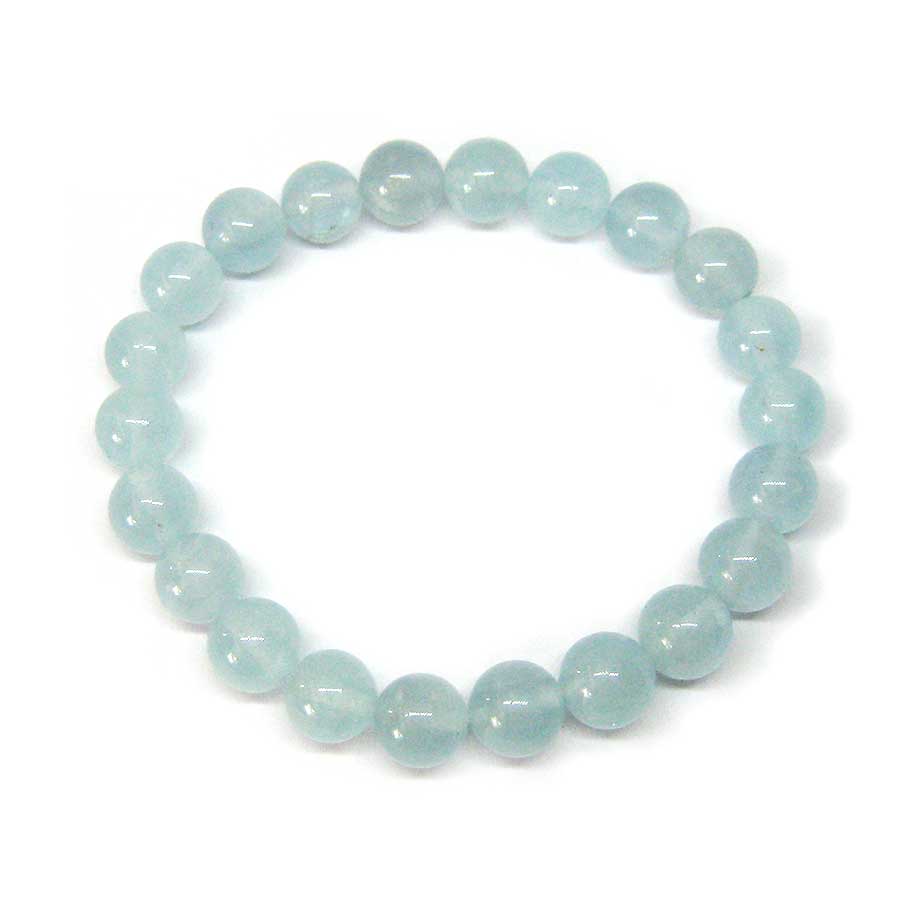Bracelet Gemme de naissance du mois de Mars en Aigue-marine