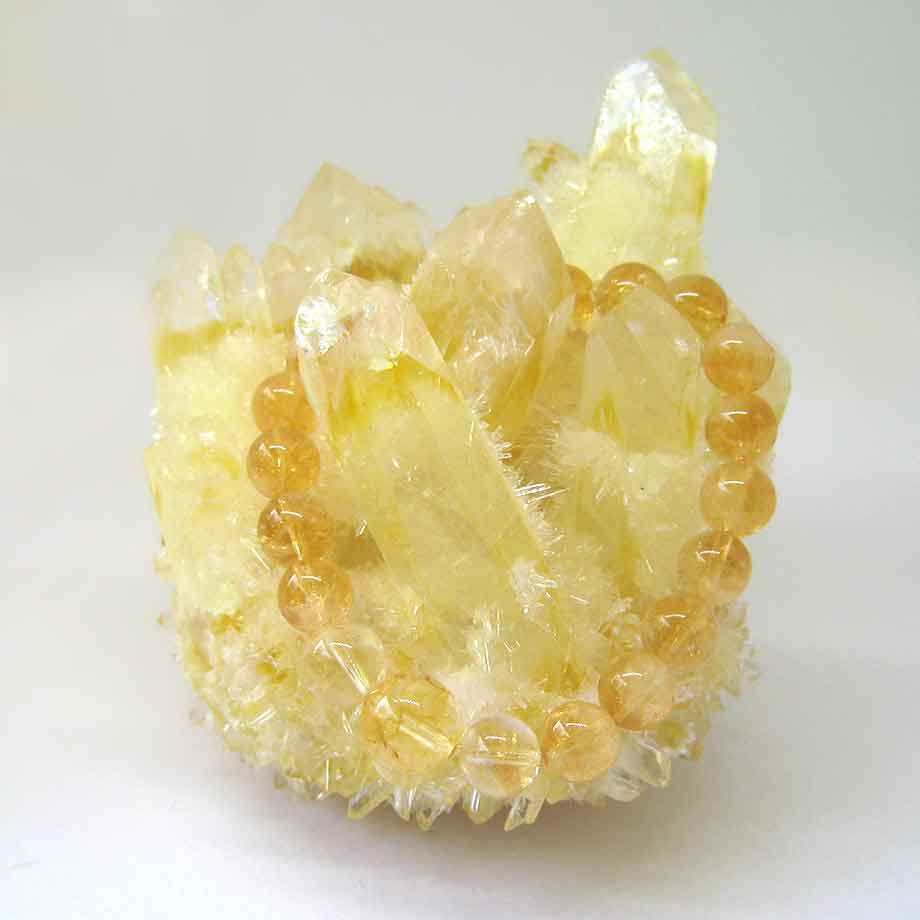 Bracelet en pierres Citrine naturelle