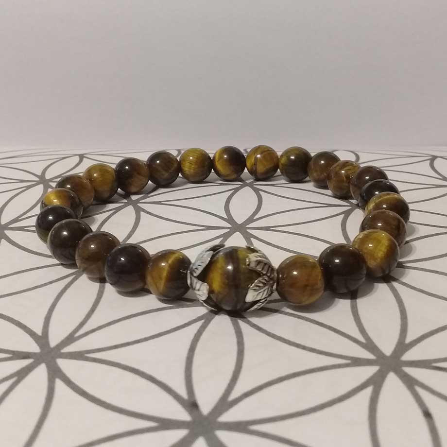 Bracelet en pierres naturelles Oeil de tigre