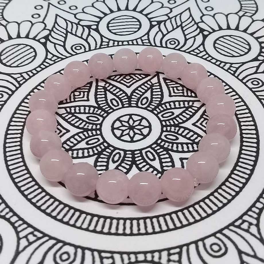Bracelet Quartz rose pierre naturelle