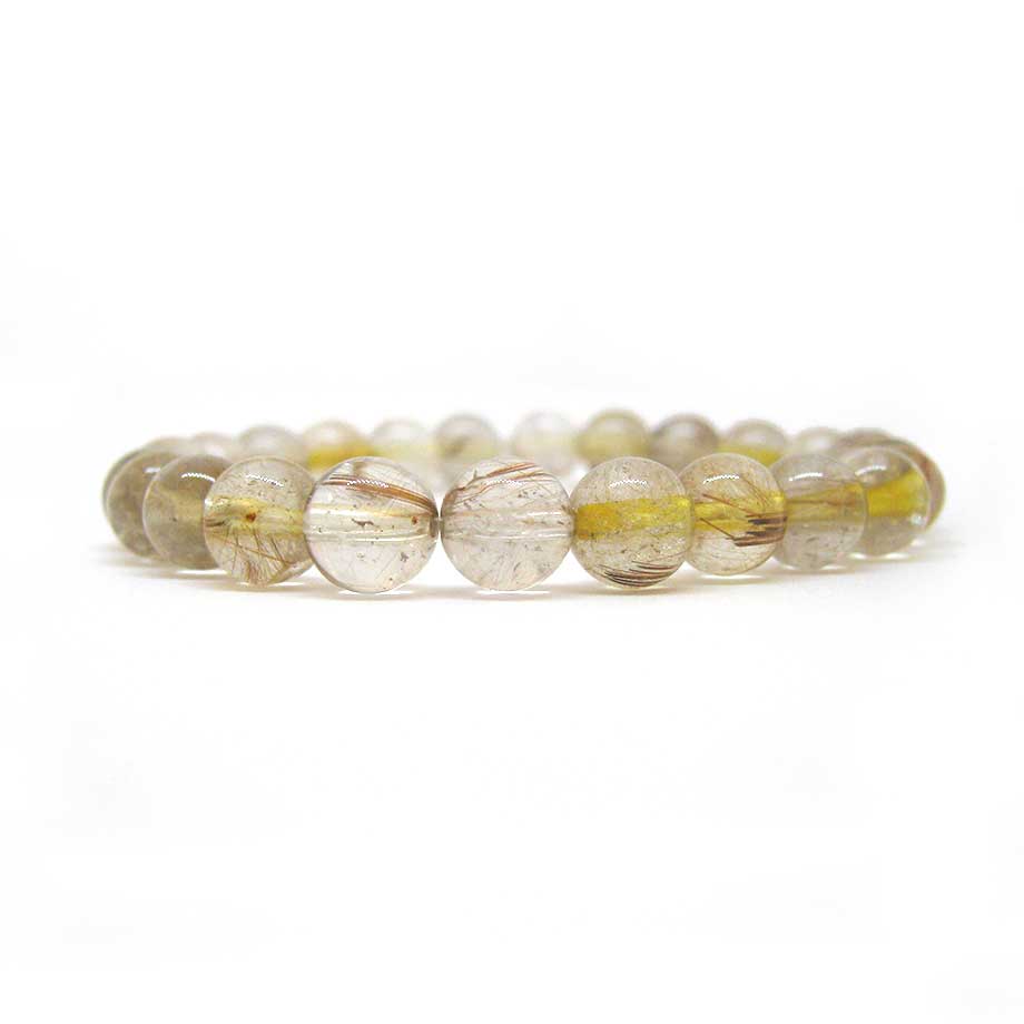 Bracelet Quartz rutile doré