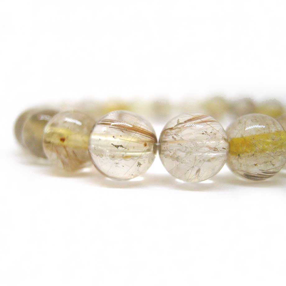 Bracelet Quartz rutile doré