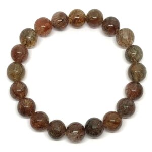 Bracelet Super Seven Quartz rutile noir, doré et cuivré pour la fête des Pères