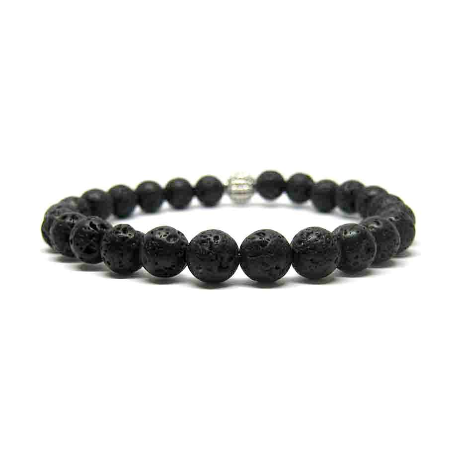 Bracelet Volcanique Pierre de lave