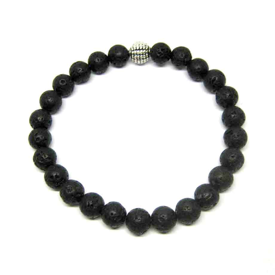 Bracelet Volcanique Pierre de lave
