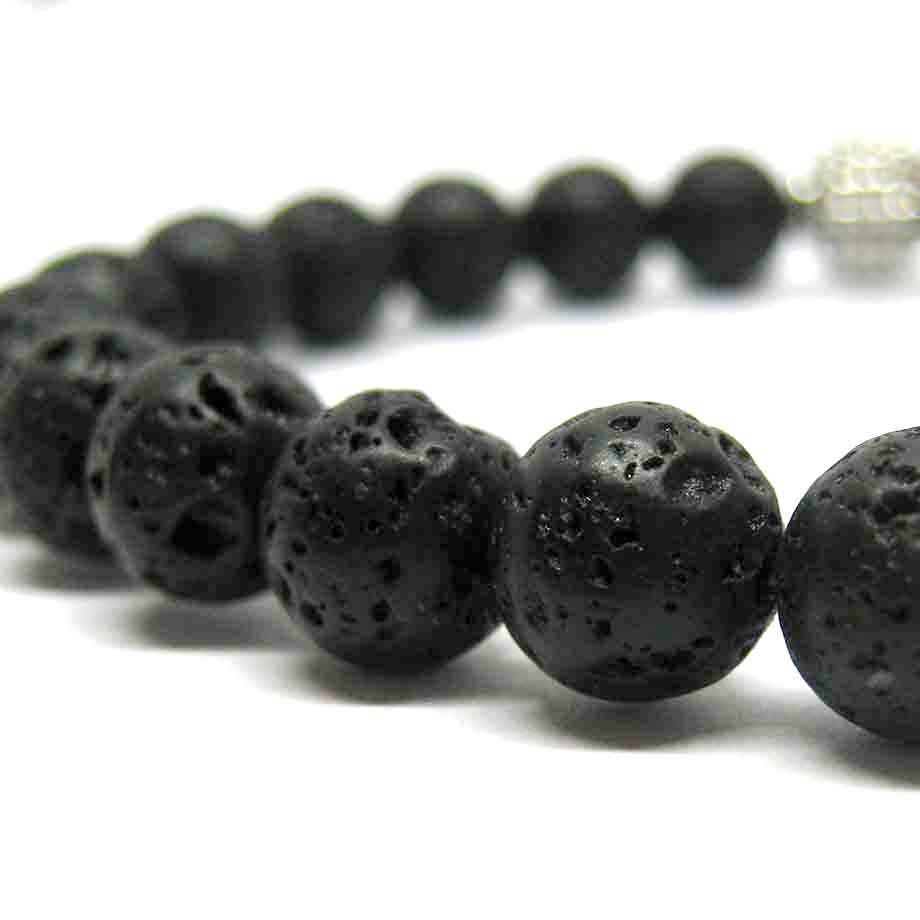 Bracelet Volcanique Pierre de lave