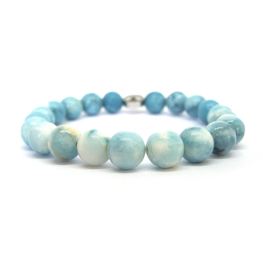 Bracelet femme en pierre naturelle Larimar