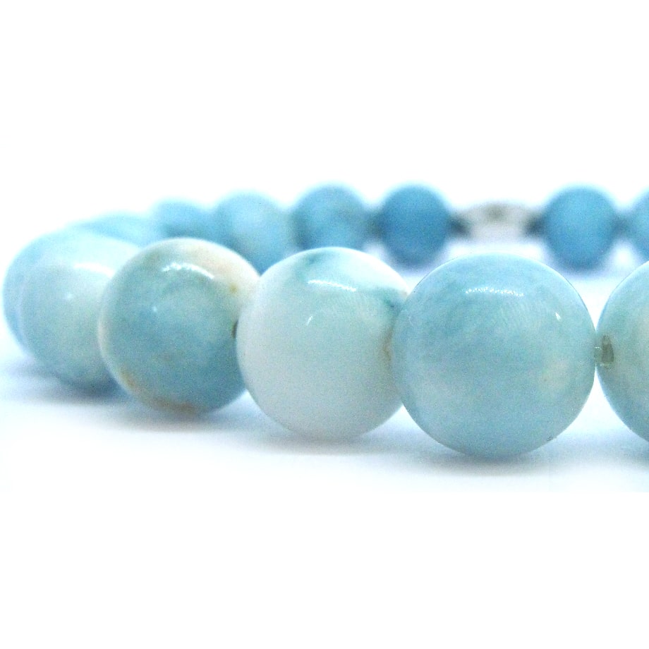 Bracelet femme en pierre naturelle Larimar