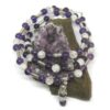 Collier Sahasrāra Améthyste Cristal de Roche naturels Collier Sahasrāra Améthyste Cristal de Roche naturels