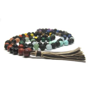 Mâlâ 7 Chakras en pierres naturelles