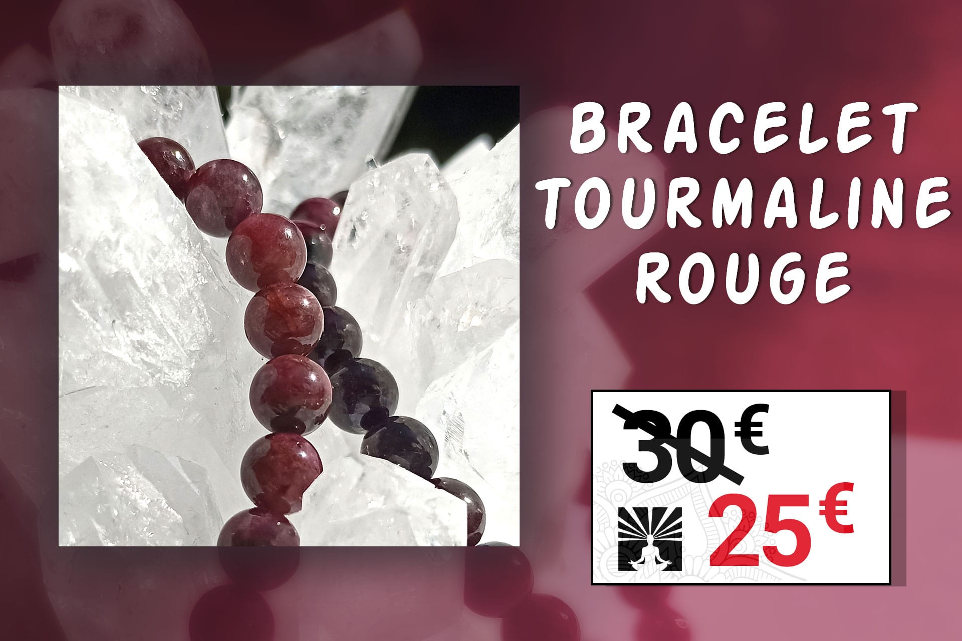 Bracelet Romantique 1900 Plaqué Or - Maillon Filigrané Avec Tourmaline Rouge - Longueur 19 Cm