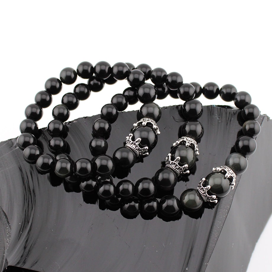 Bracelets Obsidienne noire