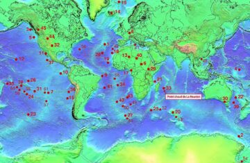La R&eacute;union est situ&eacute;e sous l'un des 61 points chauds de la Terre