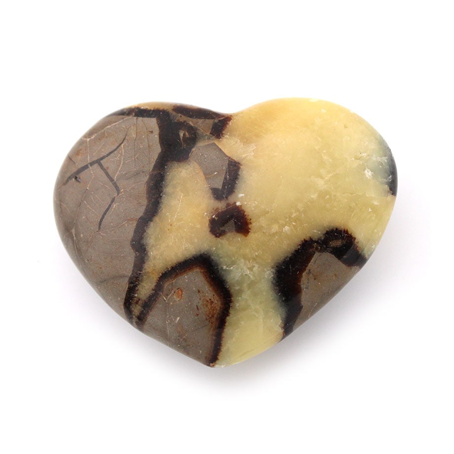 Septaria en forme de cœur – 65x50x20mm – 96g – Modèle 1