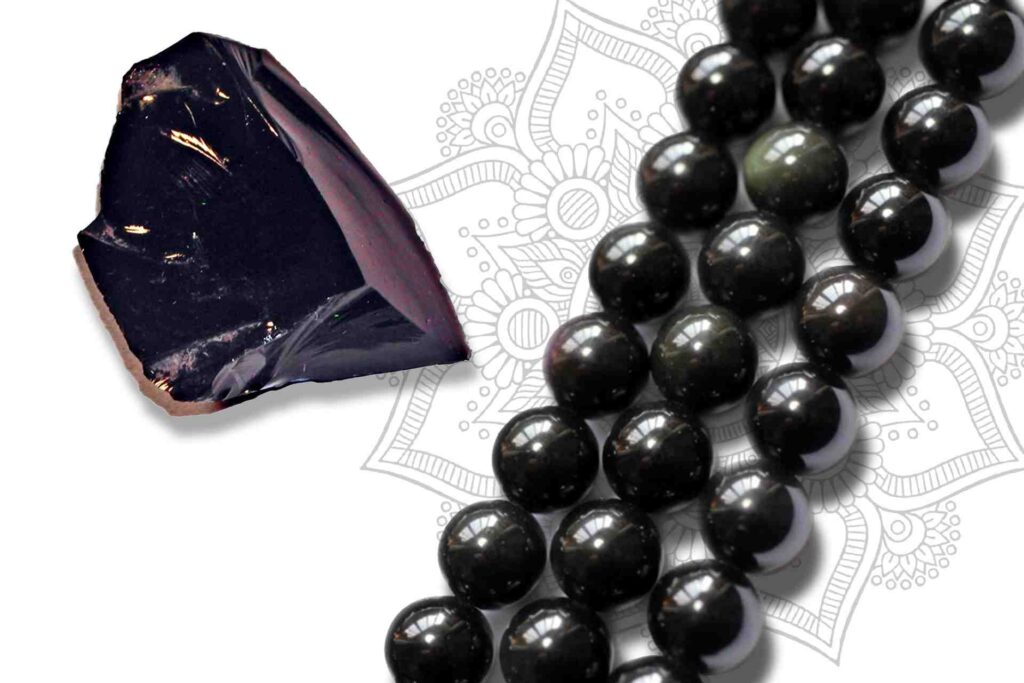 Obsidienne &oelig;il c&eacute;leste